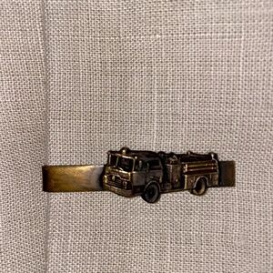 Vintage Firetruck Tie Clip